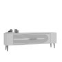 HANAH HOME TV polica Retrol3 White Silver - slika 3