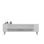 HANAH HOME TV polica Retrol3 White Silver - slika 4