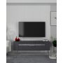 HANAH HOME TV polica Retrolp1 Anthracite Silver - slika 1