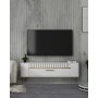 HANAH HOME TV polica Retrolp1 White Gold - slika 1