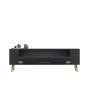 HANAH HOME TV polica Retrolp4 Anthracite Gold - slika 4