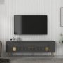 HANAH HOME TV polica Retrolp4 Anthracite Gold - slika 1