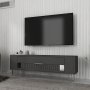 HANAH HOME TV polica Retrolp4 Anthracite Silver - slika 2