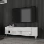 HANAH HOME TV polica Retrolp4 White Silver - slika 2