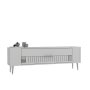 HANAH HOME TV polica Retrolp4 White Silver - slika 3