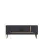 HANAH HOME TV polica Retrop1 Anthracite Gold - slika 3