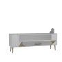HANAH HOME TV polica Retrop2 White Gold - slika 4