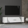 HANAH HOME TV polica Retrop2 White Silver - slika 2