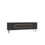 HANAH HOME TV polica Retrop3 Anthracite Gold - slika 4