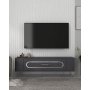 HANAH HOME TV polica Retrop3 Anthracite Silver - slika 1