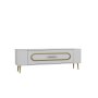 HANAH HOME TV polica Retrop3 White Gold - slika 4