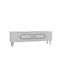 HANAH HOME TV polica Retrop3 White Silver - slika 4