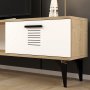 HANAH HOME TV polica Asimo Sapphire Oak White - slika 1