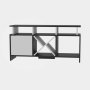 HANAH HOME TV polica Auburn Anthracite White - slika 4