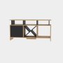 HANAH HOME TV polica Auburn Oak Anthracite - slika 4