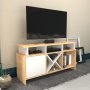 HANAH HOME TV polica Auburn Oak White - slika 2