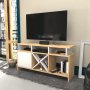 HANAH HOME TV polica Auburn Oak White - slika 3