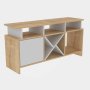 HANAH HOME TV polica Auburn Oak White - slika 5