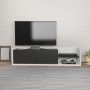 HANAH HOME TV polica Krog White Anthracite - slika 1