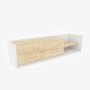 HANAH HOME TV polica Krog White Oak - slika 5