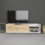 HANAH HOME TV polica Krog White Oak - slika 1
