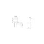 HANAH HOME Radni sto sa policom za knjige Aden Oak White - slika 4