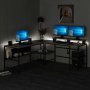 HANAH HOME Radni sto Greta RGB Dore Black - slika 2