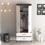 HANAH HOME Kumsal T Walnut White - slika 2