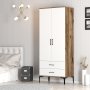HANAH HOME Kumsal T Walnut White - slika 3