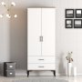HANAH HOME Kumsal T Walnut White - slika 1