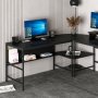 HANAH HOME Radni sto Greta Matte 7042 Black - slika 5