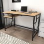 HANAH HOME Radni sto Kennesaw Black Oak - slika 1