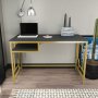 HANAH HOME Radni sto Kennesaw Gold Anthracite - slika 2