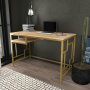 HANAH HOME Radni sto Kennesaw Gold Oak - slika 1