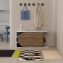 HANAH HOME Nova Shoe Bench White Hitit - slika 1