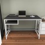 HANAH HOME Radni sto Kennesaw White Anthracite - slika 2