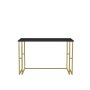 HANAH HOME Radni sto Kane Gold Anthracite - slika 4
