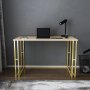 HANAH HOME Radni sto Kane Gold Oak - slika 2