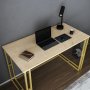 HANAH HOME Radni sto Kane Gold Oak - slika 3