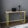 HANAH HOME Radni sto Kane Gold Oak - slika 1
