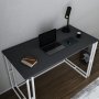 HANAH HOME Radni sto Kane White Anthracite - slika 3