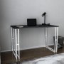 HANAH HOME Radni sto Kane White Anthracite - slika 1