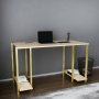 HANAH HOME Radni sto Academy Gold Oak - slika 1