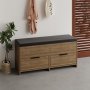 HANAH HOME Cove Shoe Bench Hitit - slika 2