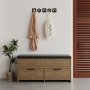 HANAH HOME Cove Shoe Bench Hitit - slika 1