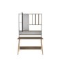 HANAH HOME Radni sto Wood White Walnut - slika 4