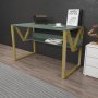 HANAH HOME Radni sto Lona Green Gold - slika 3