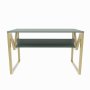 HANAH HOME Radni sto Lona Green Gold - slika 5