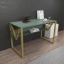 HANAH HOME Radni sto Lona Green Gold - slika 1
