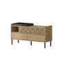 HANAH HOME Heaton Shoe Bench Sapphire Oak - slika 5